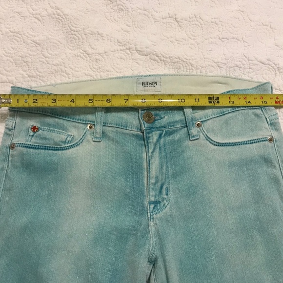Hudson Krista super skinny light blue pastel wash 5 pocket jeans (size 29) - Picture 9 of 16